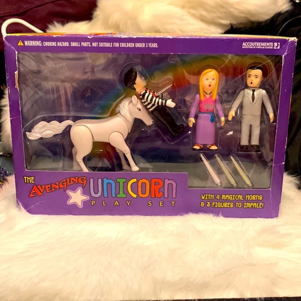 The Avenging Unicorn Play Set by Accoutrements